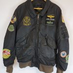 Alpha Industries Inc Bomber Black Jacket with Patches Air Crew Medium Alpha 1959 | eBay.de