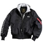 Alpha Industries MA 1 D Tec SE Bomberjacke schwarz grau, 192,00 €