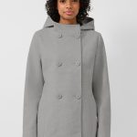Jacke in Wolloptik Grau meliert | s.Oliver