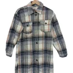 ONLY Damen Leichte Jacke Hemdjacke Kariert Mehrfarbig Gr…