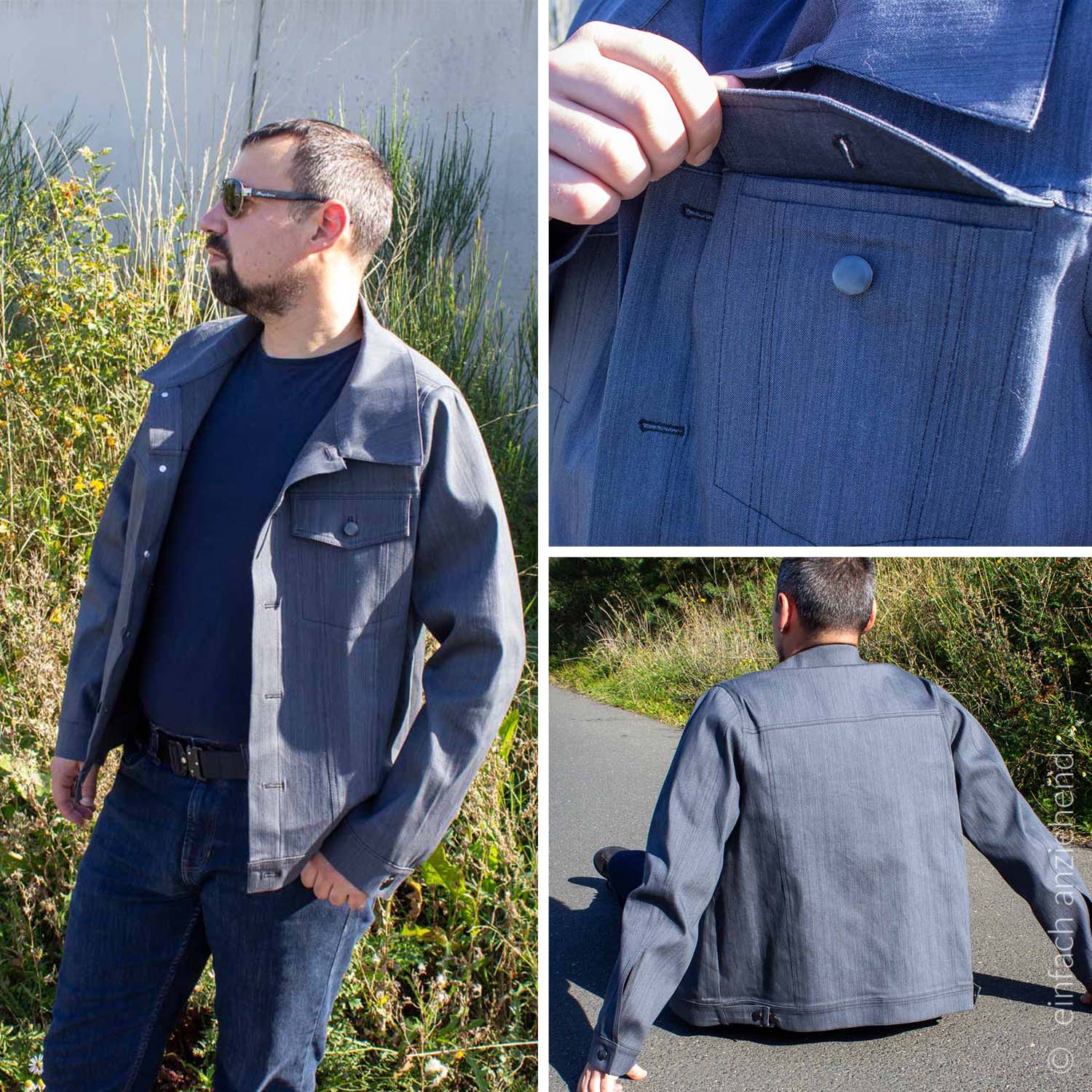 herren-jeansjacke-110eaw-1.jpg einfach anziehend Schnittmuster Jeansjacke – Bild 1