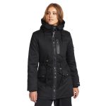 Khujo Abbigail Damen Parka Mantel schwarz