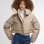 PEQUS AETHER CROPPED PUFFER Winterjacke beige Zalando