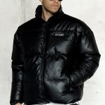 ESTEEM Winterjacke Herren Oversize Puffer Schwarz