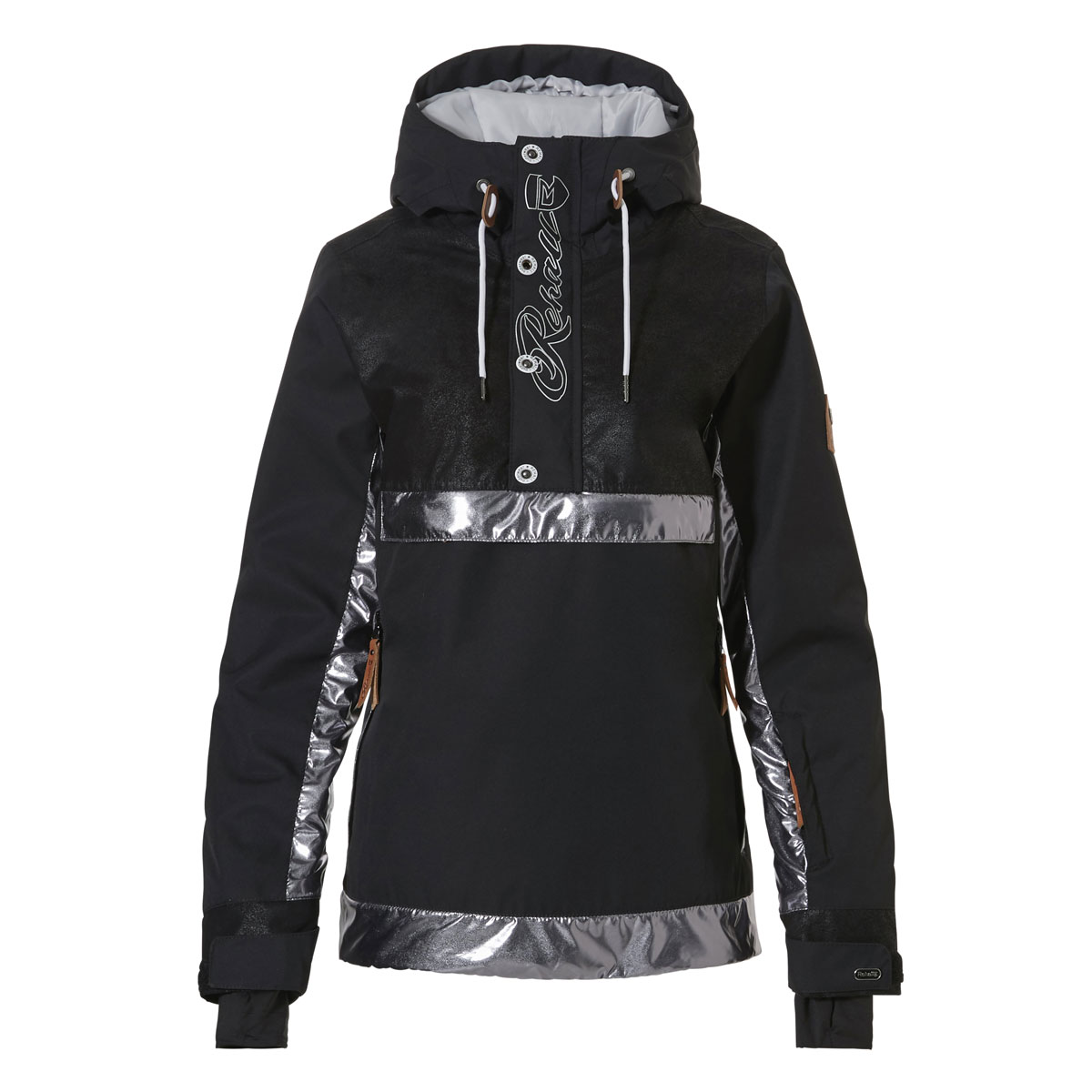 snowboardjacke-damen-368oqr-1.jpg Rehall Damen Snowboardjacke Skijacke Anorak FRIDA R schwarz/silber – Bild 1