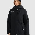 Damen Snowboardjacke Membran 15000 schwarz