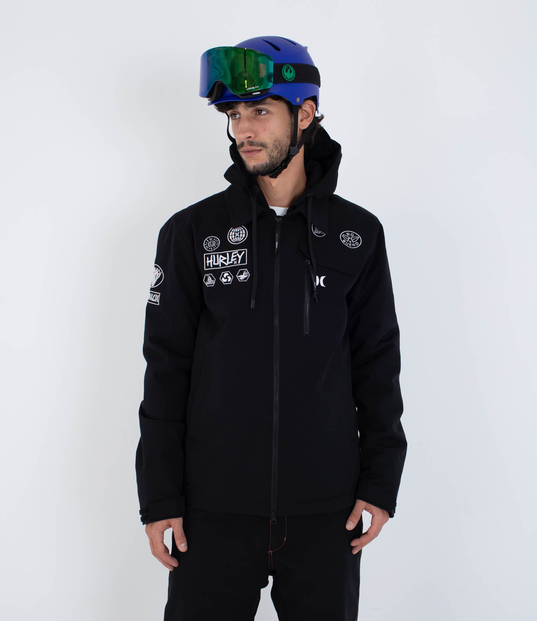 snowboardjacke-herren-680rnu-1.jpg Snowboardjacke Männer Patch snow – Hurley – Bild 1