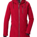 G.I.G.A. DX by killtec Softshellparka GW 61 WMN SFTSHLL PRK Winddichter, wasserabweisender Damen Softshell Parka mit Teddyfleece