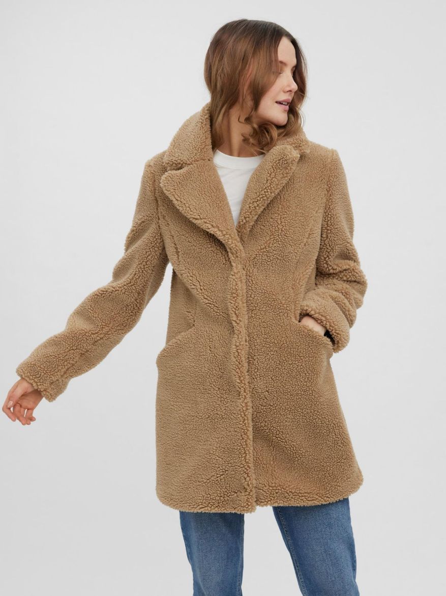 teddy-mantel-869nag-1.jpg Vero Moda Tall Donna Teddy Mantel – Bild 1