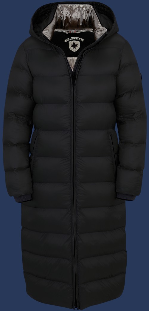 wellensteyn-mantel-damen-509jjw-1.jpg Wellensteyn Goldmine Extra Long, SuSoBiHiTec, Schwarz – Bild 1